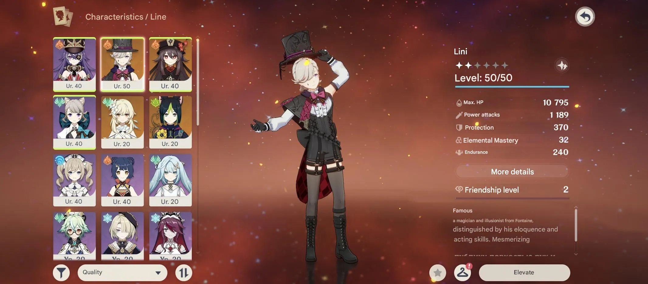 GI1378 Lyney + Tighnari C1 + The First Great Magic Bow Starter 